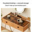 Palos Pine Solid Wood Vanity with Mirror