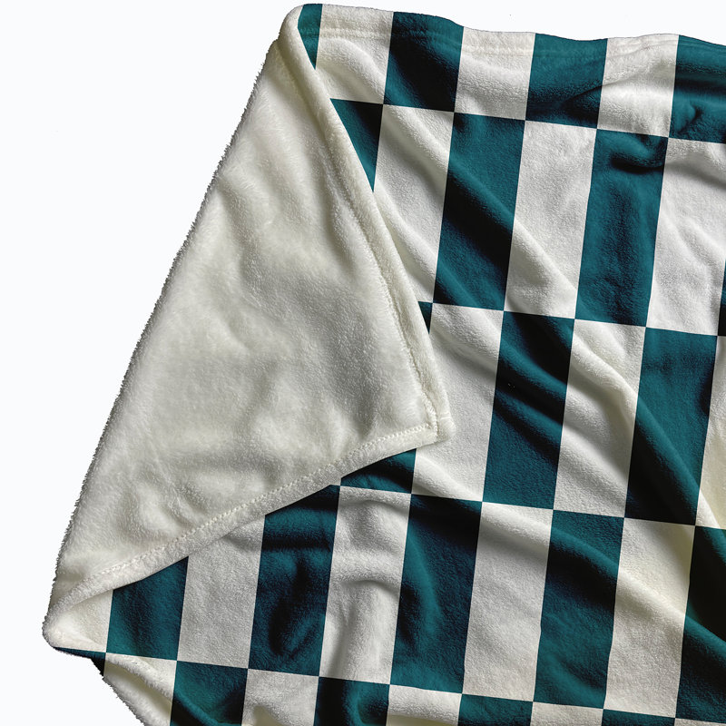 Jemma Plain Weave / Muslin Throw Blanket, Teal