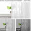 Rideaux transparents avec passe-tringle 2 panneaux