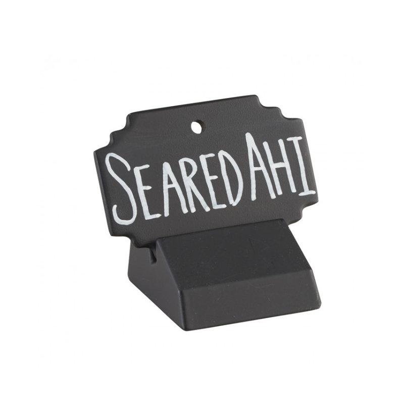 3 x 2 Melamine Sign Write On, Black