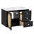 Mid-century Modern Design Bathroom Vanity With Ceramic Sink - Elegant Storage Solution For Every Home