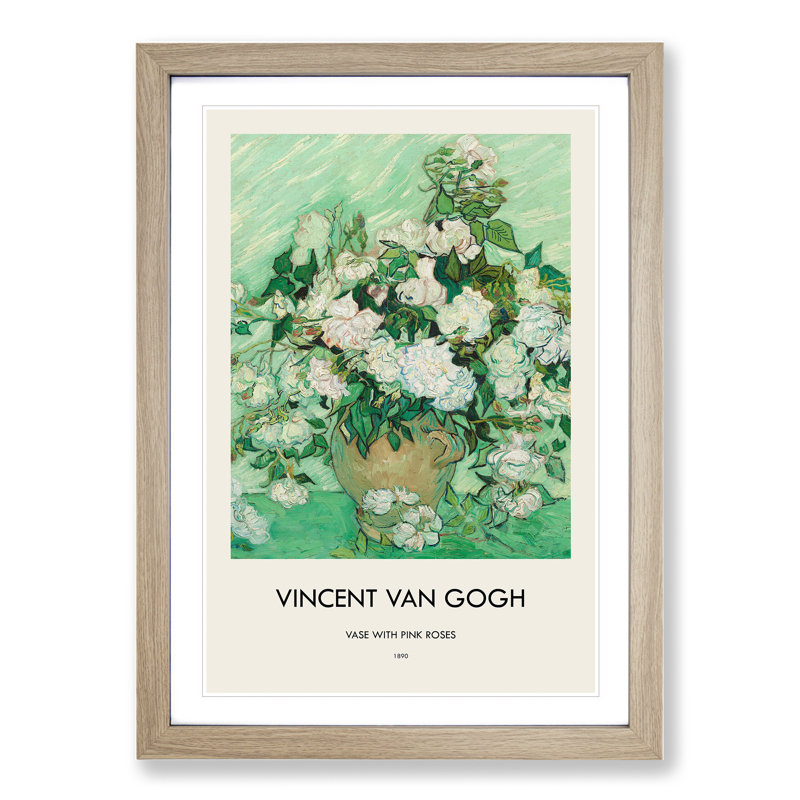 Roses Vol by Vincent Van Gogh - Picture Frame Graphic Art, 65cm H x 48cm W x 2cm D