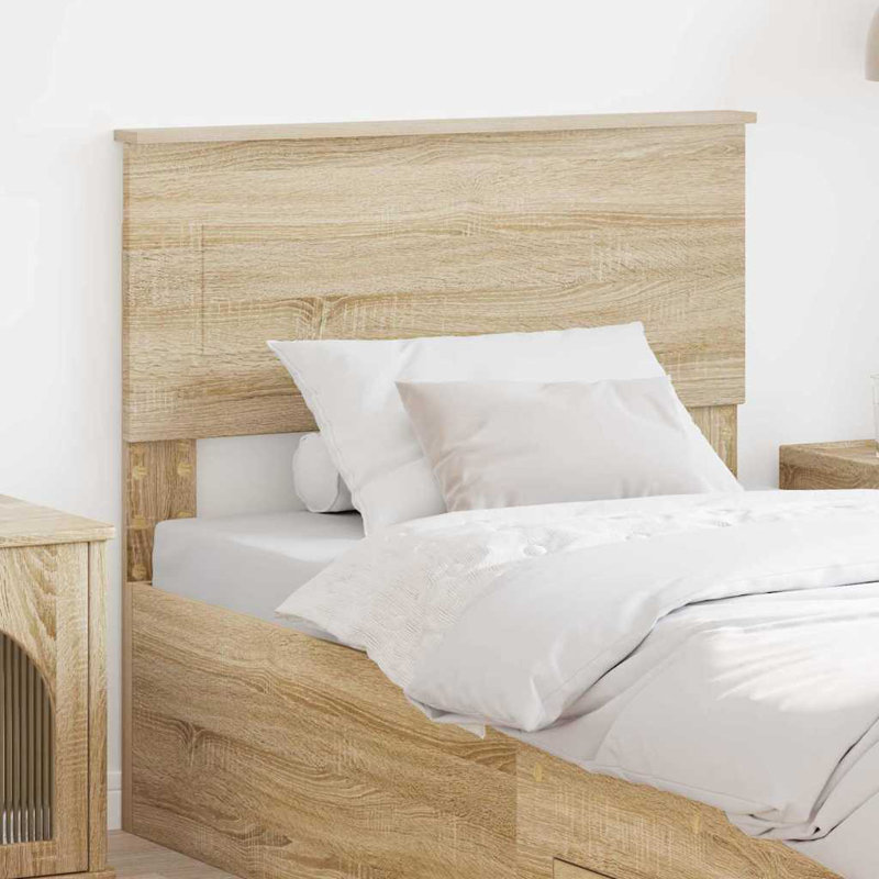 Headboard, UK Small Single - DE 75 x 190 cm, Sonoma Oak