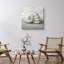 Grande œuvre de coquillage blanc, photos de nature morte côtière rétro, impression sur toile encadrée-126031961-126031962
