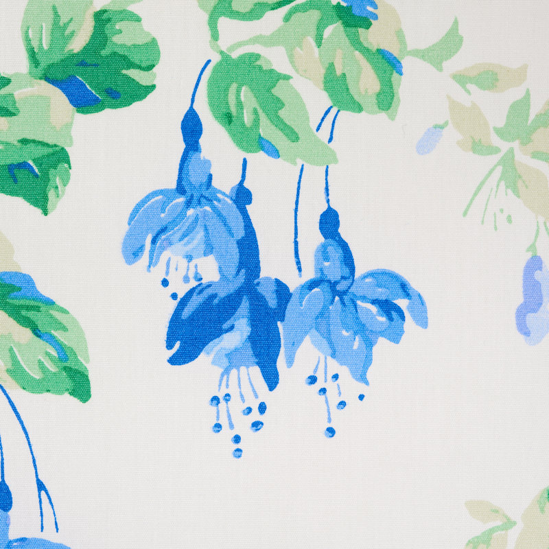 Tissu chintz Garden Gate, Cobalt
