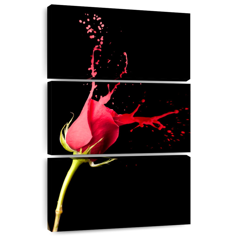 Harnek Red Rose Splash, H 32 po x l 20 po