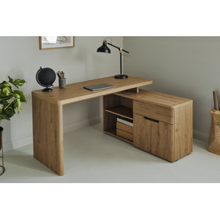 Bureau d'écriture modulaire en L avec armoire de rangement Cuuba