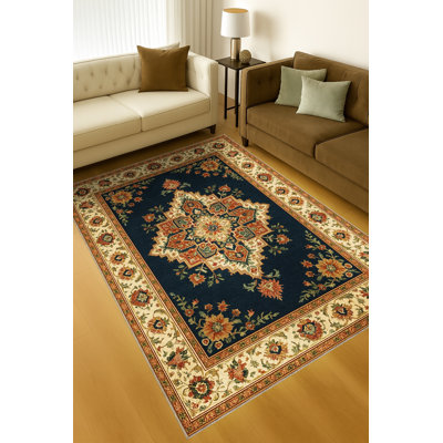 Tapis blanc tissé à motif lavable Mosso