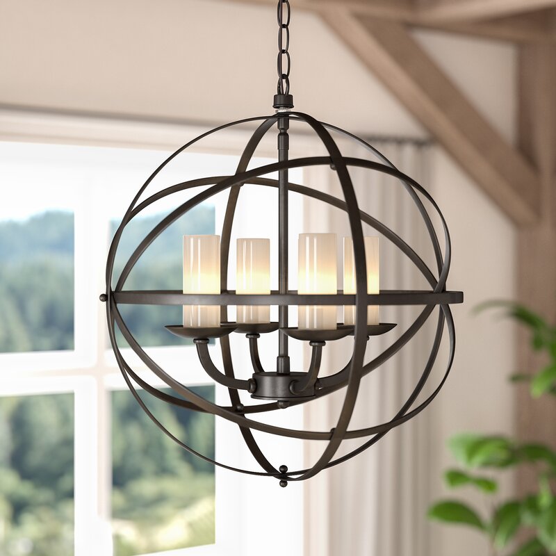 Darby Home Co Newark 4 - Light Globe Chandelier & Reviews | Wayfair