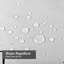 Rideau de douche abstrait en demi-teinte avec 12 crochets-1952602196
