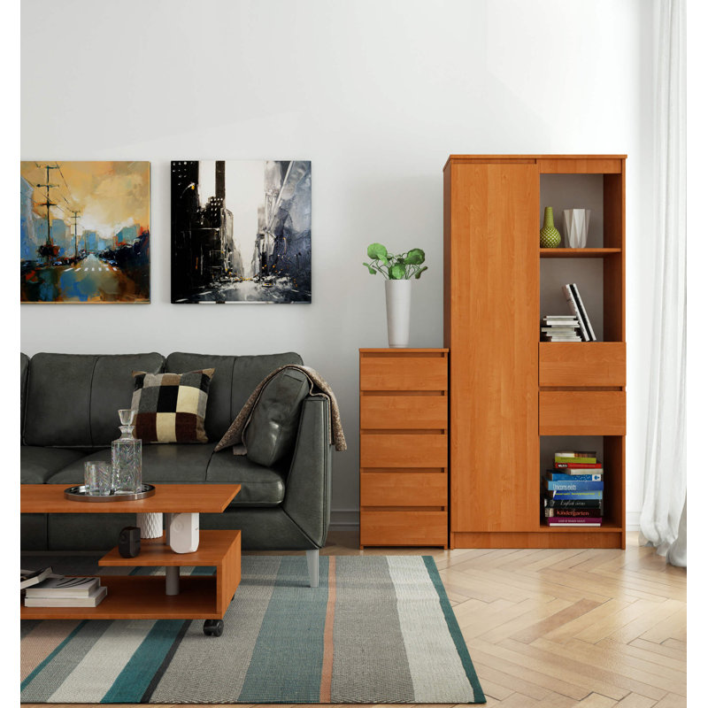 Sirkin 5 -Drawer Console