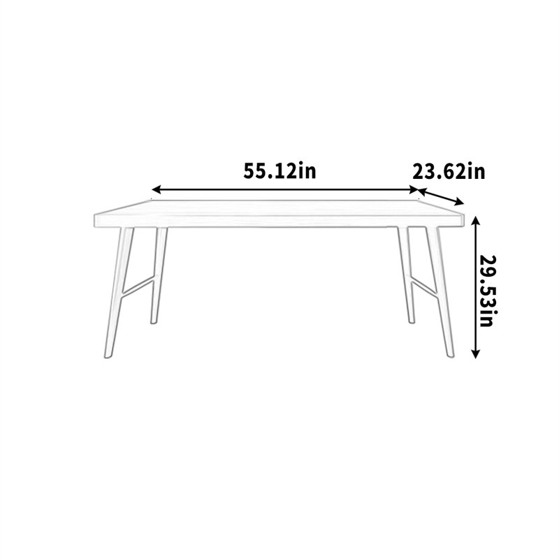 Pieds en pin massif massif, H 29,53 po x l 55,12 po x P 23,62 po