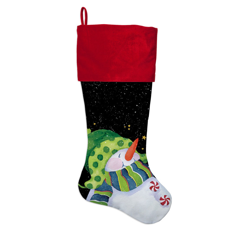 Personalized Snowman Stocking, Yes