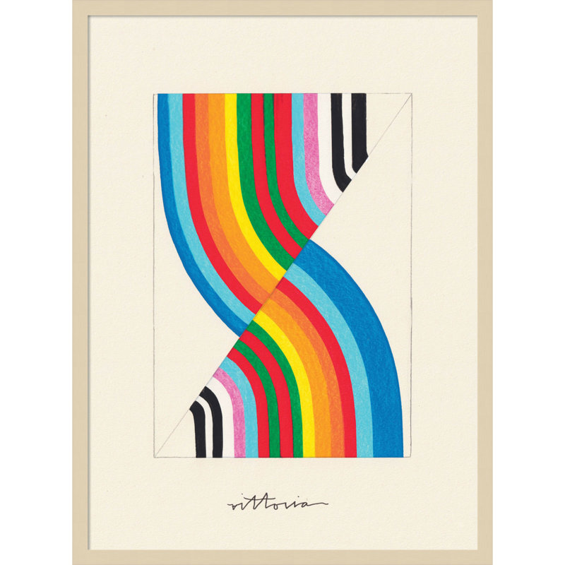 It's Always An Almost by Amber Vittoria, Brown Framed, 25" W x 33" H x 1" D