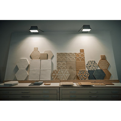 Terraclay Stoneware Hexagon Tile 8.5X10”