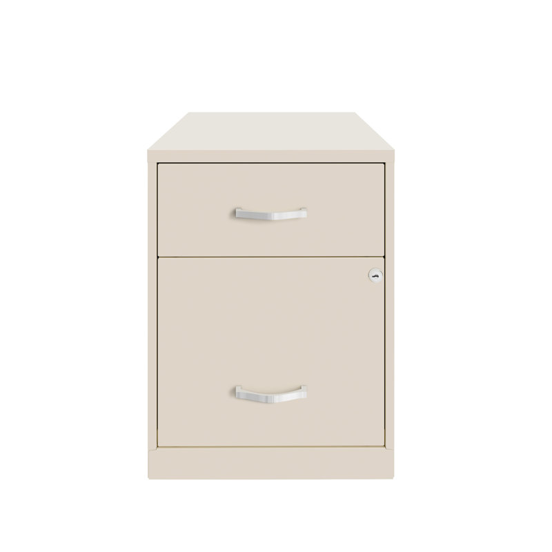 14.25 " Wide 2 Vertical Filing Cabinet, Stone
