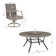 Allure Patio 60" Round Dining Set With Removable Lazy Susan