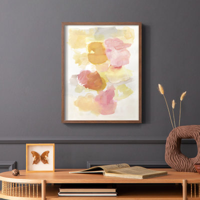 Warm Petals II Framed Print - Solid Wood