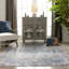 Tapis oriental bleu clair Eustice