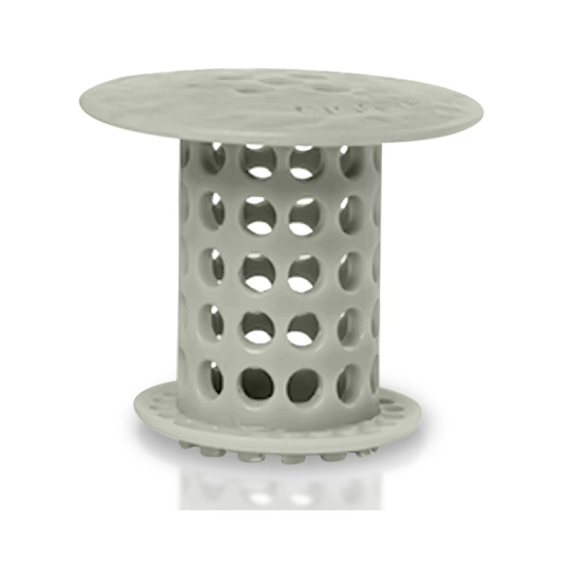 Drain de baignoire panier à filtre, Gris neutre