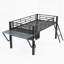 Lit mezzanine avec bureau Gaming