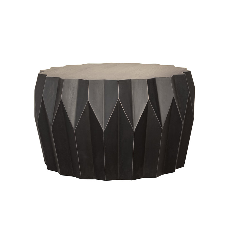 Azevedo Solid Wood Single Coffee Table, Black