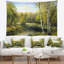 Paysage calme tapisserie de la rivière d'automne-28485380