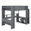 Lit mezzanine double avec bureau-1257299186
