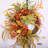 26" Artificial Fall Autumn Thanksgiving Pear Fruits Peony Front Door Wreath