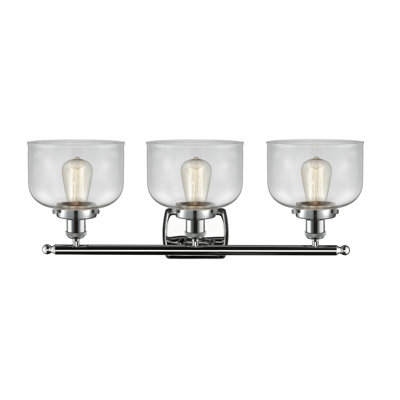Ballston Urban Bell 8" - 3 Light 28" Bath Vanity Light