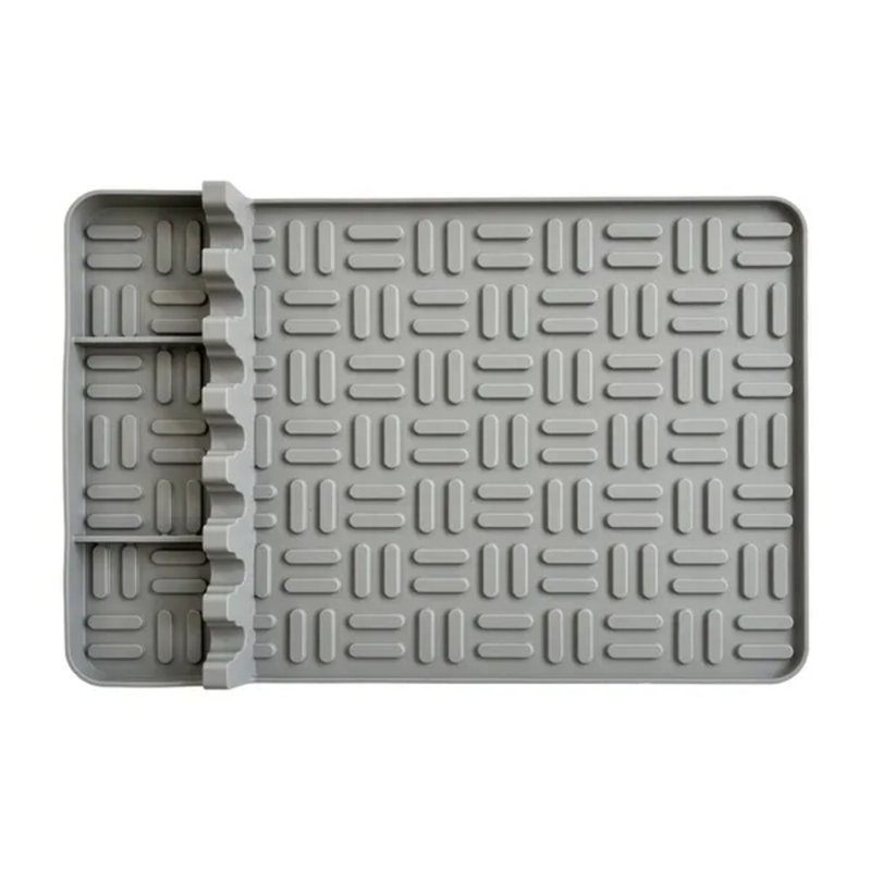 Tapis de barbecue antiadhésif en silicone Bbq, Gris