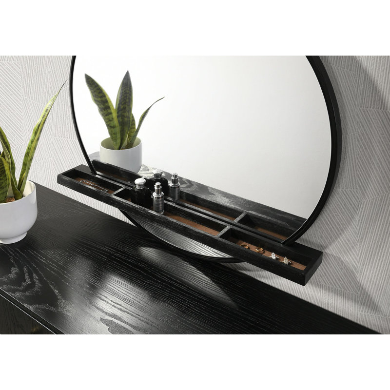 Braunste Capodilupo Dresser And Mirror, Black