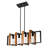 Rodnisha 4 - Light Square/Rectangle Linear Wooden Kitchen Island Pendant-656186876