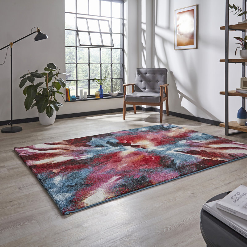 Bettyann area rug Machine Woven Rectangle Multi coloured, Rectangle 160cm x 220cm