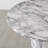 Asherville 40" Faux Marble Round Pedestal Coffee Table
