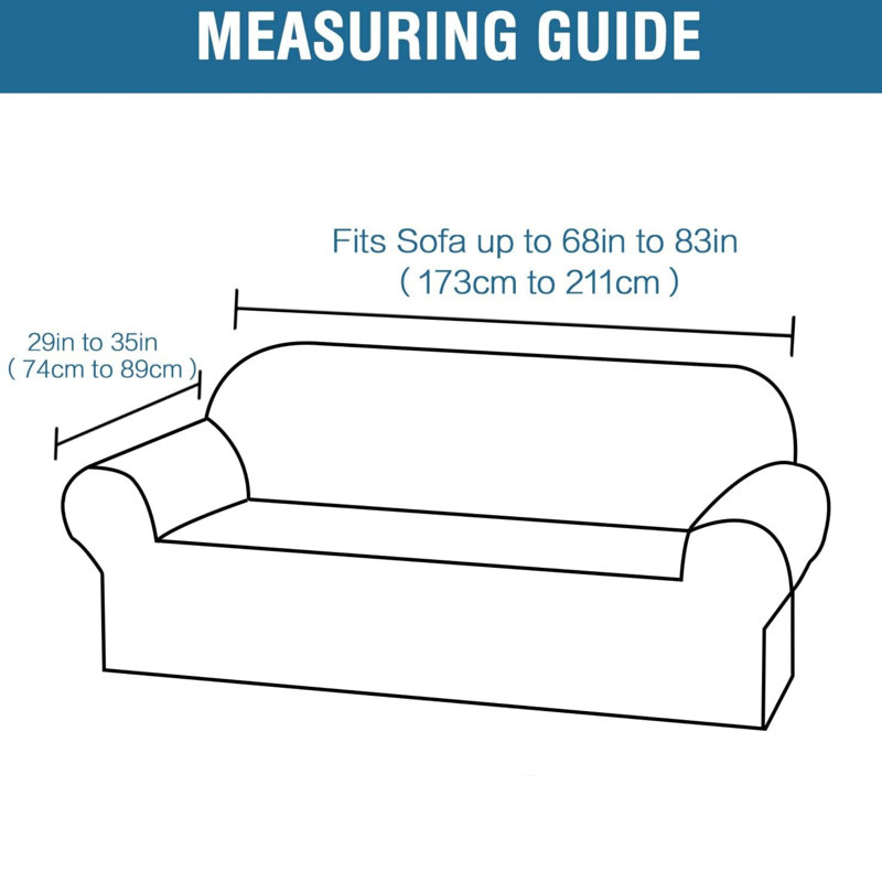 Box Cushion Sofa Slipcover, Taupe