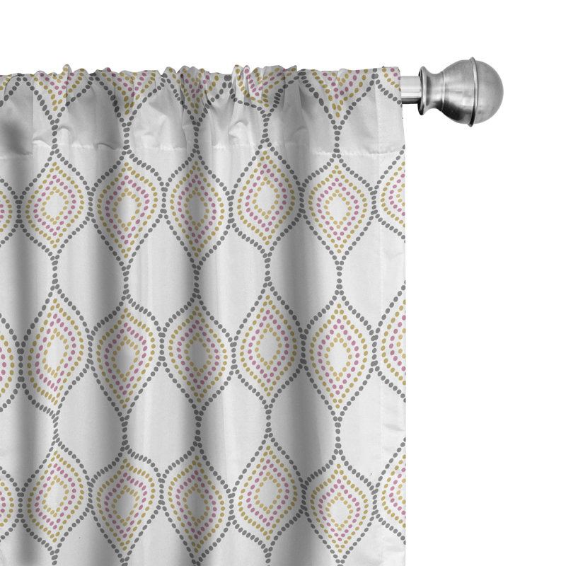 Semi-Sheer Rod Pocket Sliding Panels, 28" x 95"