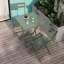 Ensemble bistro 3 pièces de table carrée pliable et chaises-861189385