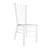Stackable Modern Acrylic Dining Chair Set - Industrial Transparent Bistro Chair for Small Spaces, Humidity-Resistant Base for Basements & Patios,  Indoor/Outdoor Use-420853487