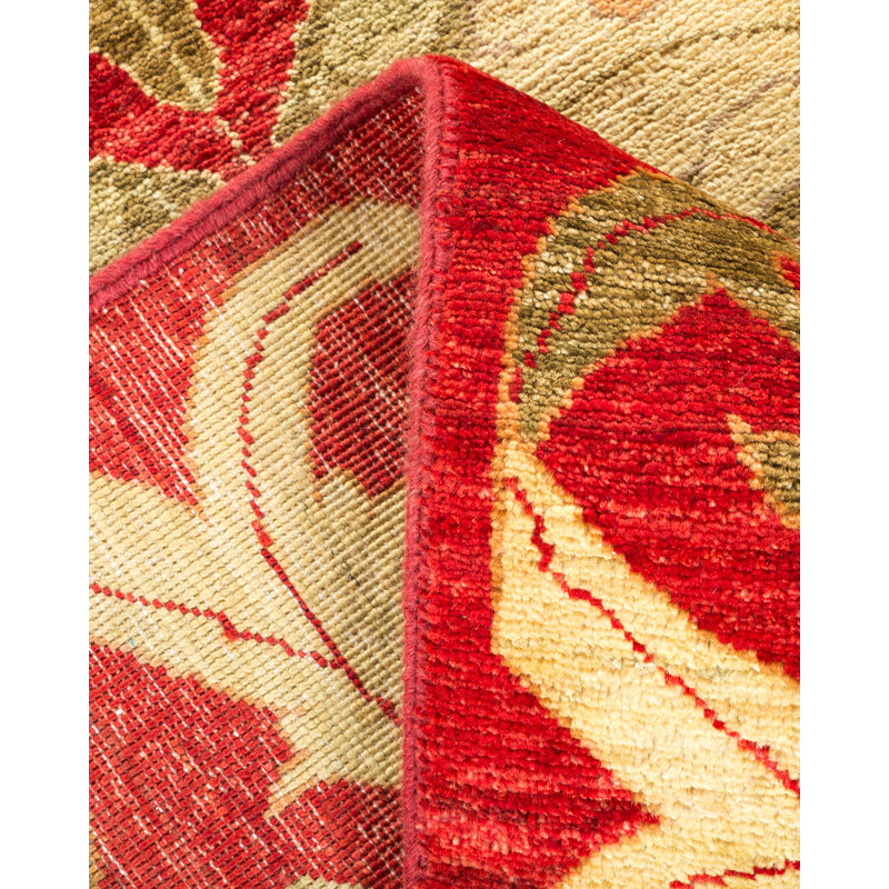 Vinish One-of-a-Kind 5' 10" X 9' 1" Hand Knotted Area Rug