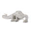 Figurine lézard en céramique brillante