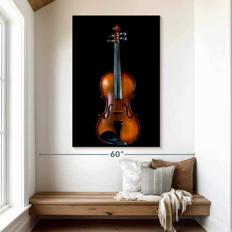 Abarca Violin Portrait, 51" H x 34" W