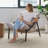 Ayatt Modern Metal Frame Sling Accent Armchair-1990329868