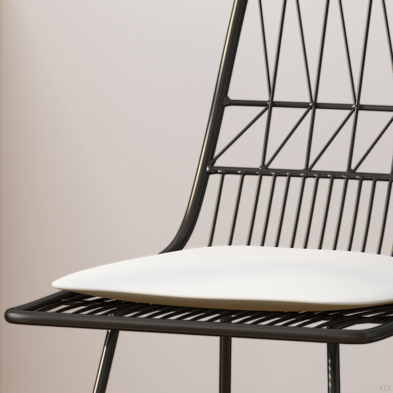 TABOURET NIEZ, Noir, Ivoire ivoire