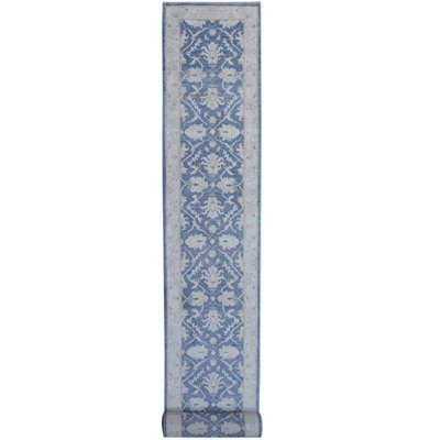 One-of-a-Kind 2'9" X 24' Hand Knotted Area Rug