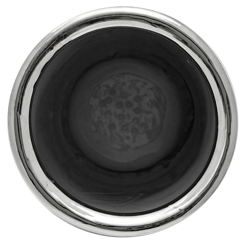 Umbrella Stand, Silver Crackle