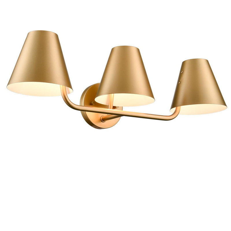 Aarez 3 - Light Dimmable Vanity Light, Gold
