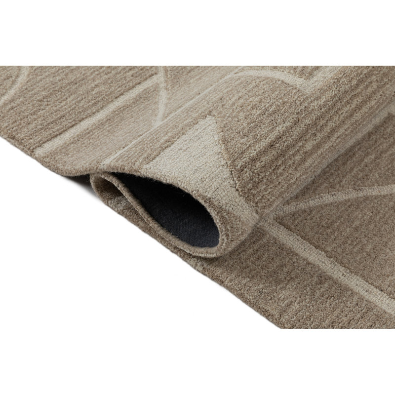 Tapis d'intérieur en laine touffeté à la main Toralf, 2 pi x 3 pi