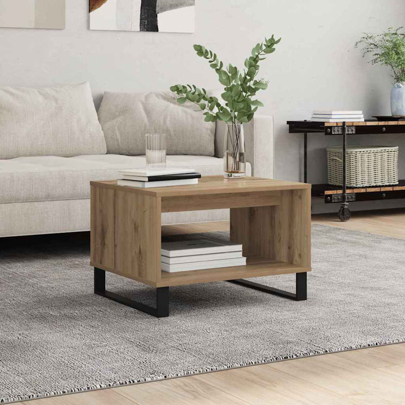 Coffee Table with Storage, Artisan Oak