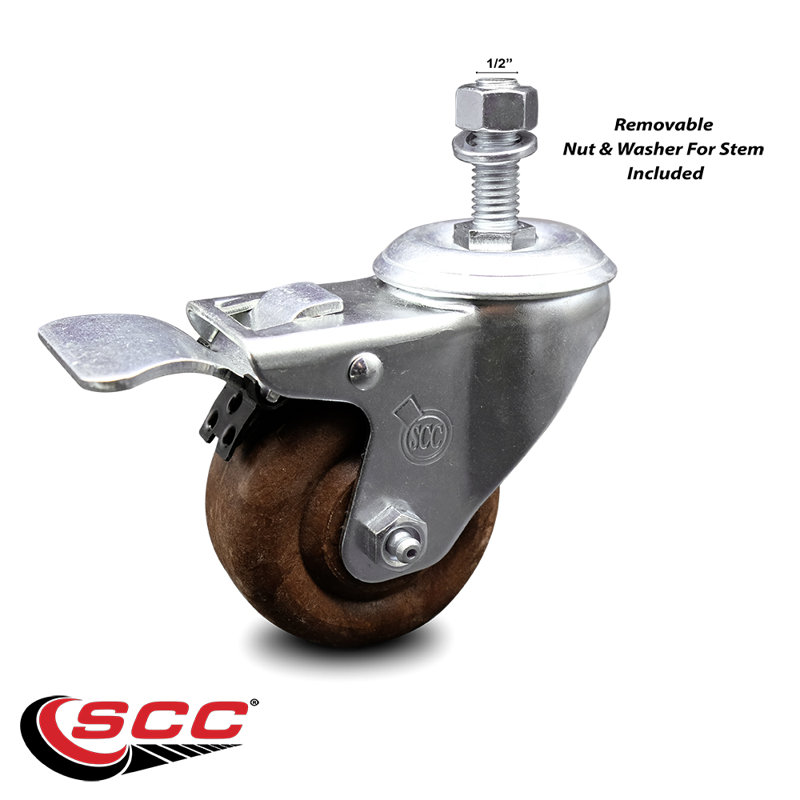 Roulettes de service de remplacement pour roulettes Colson 2.03254.52 HT MTG10 BRK5